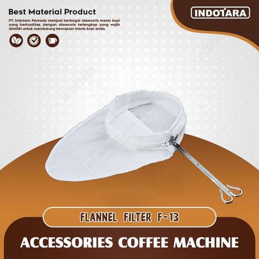 [EZM.1011569] Saringan Kain Kopi Teh / Cloth Fannel Filter With Handle - F13