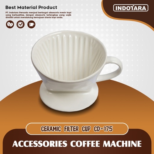 Dripper V60 Ceramic / Keramik Filter Cup - CD175