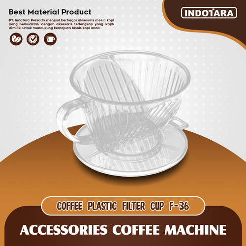 [EZM.1011573] Dripper V60 Plastic / Plastik Filter Cup - F36