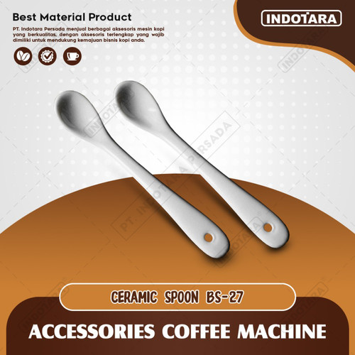 [EZM.1011577] Sendok Mini Ceramic Spoon - BS27