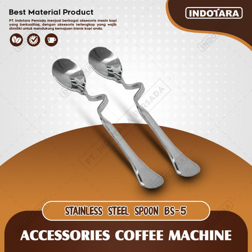 [EZM.1011589] Sendok Makan Stainless Steel Spoon Coffee Tea - BS5