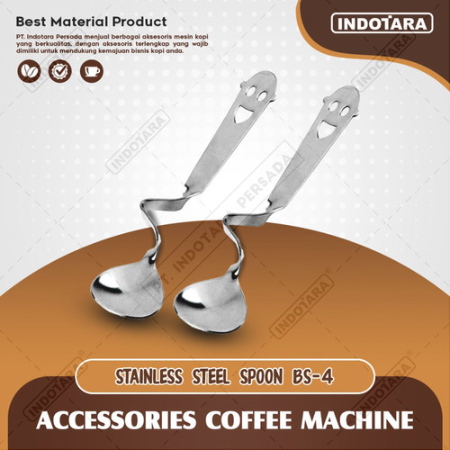 [EZM.1011590] Sendok Makan Stainless Steel Spoon Coffee Tea - BS4