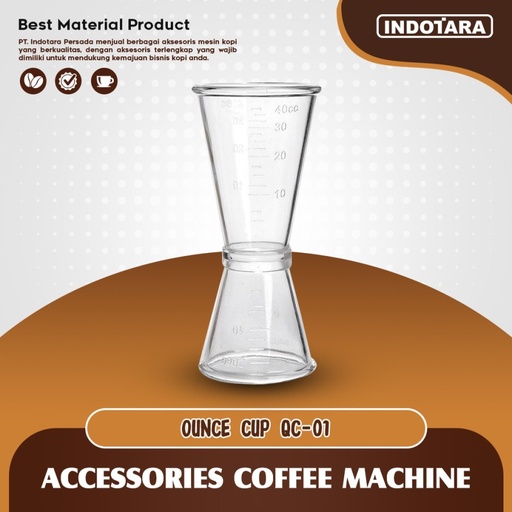 Jigger 20/40ml Plastic Measure Ounce Cup - QC01