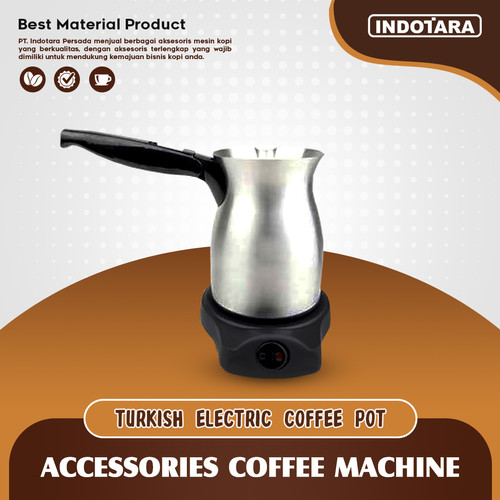 [EZM.1011615] Electric Turkish Coffee Pot Set / Alat Seduh Kopi Turaki - BP600