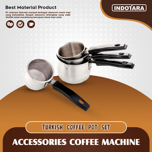 [EZM.1011616] Turkish Coffee Pot Set / Alat Seduh Kopi Turki - BP116