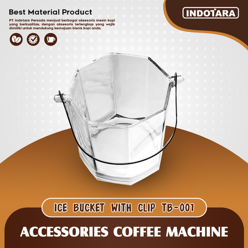 [EZM.1011631] Wadah Es Batu / Ice Bucket With Clip - TB001