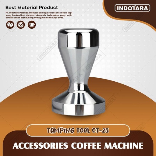 [EZM.1011656] Tamper Espresso Tools ( Alat Press Alat Kopi / Tools Barista ) CT25