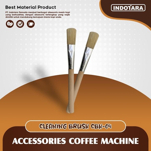[EZM.1011671] Kuas Pembersih Mesin Kopi / Soft Cleaning Brush - CBH04
