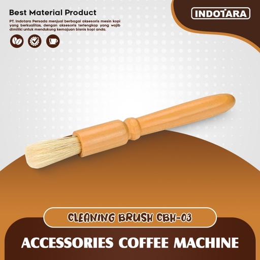 Kuas Pembersih Mesin Kopi / Soft Cleaning Brush - CBH03