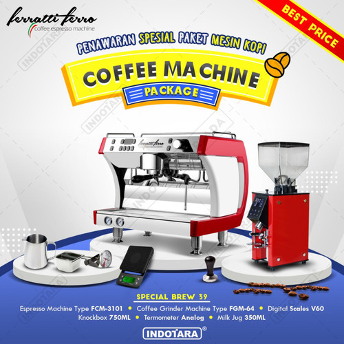 [EZM.1012373] Paket mesin kopi Espresso Special Brew 39 - 40