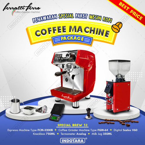 [EZM.1011675] Paket mesin kopi Espresso Special Brew 31 - 32 - 33