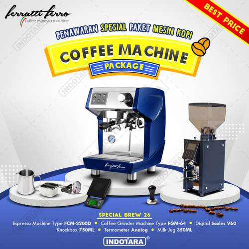 [EZM.1011676] Paket mesin kopi Espresso Special Brew 24 - 25 - 26