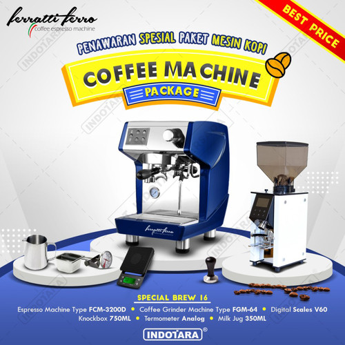 [EZM.1011678] Paket mesin kopi Espresso Special Brew 14 - 15 - 16