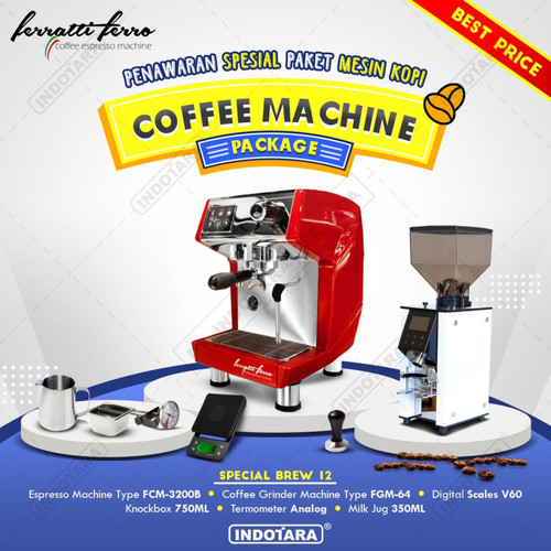 [EZM.1011679] Paket mesin kopi Espresso Special Brew 11 - 12 - 13