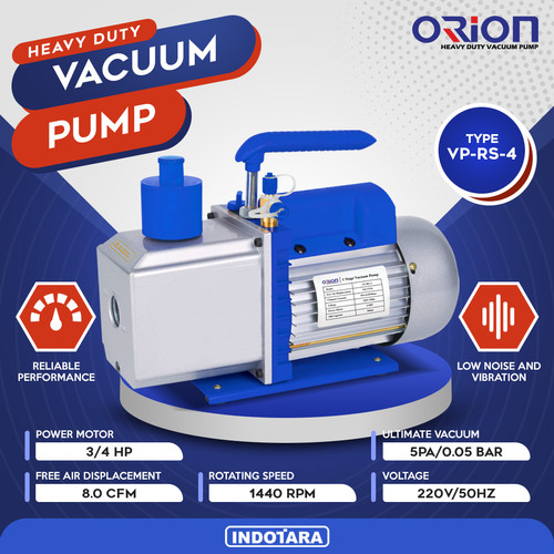 [EZM.1011683] Vacuum Pump AC Mesin Pompa Vacuum AC 3/4 HP Orion VP-RS-4