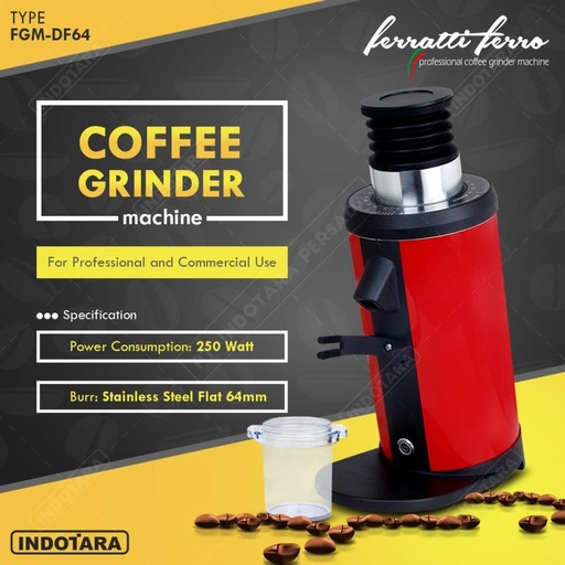 [EZM.1011687] Coffee Grinder Ferratti Ferro Grinder Machine FGM DF64