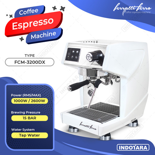 [EZM.1011714] Mesin Kopi Espresso / Espresso Machine Ferratti Ferro FCM3200DX