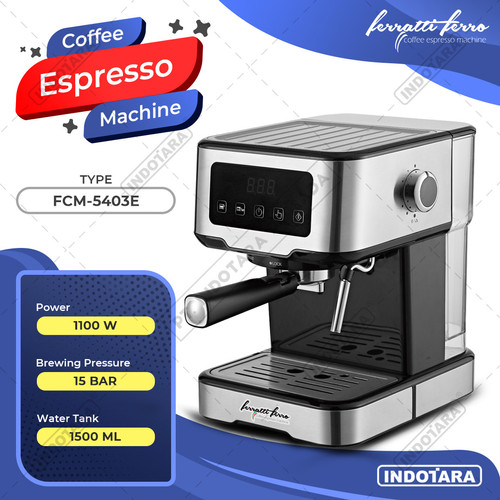 [EZM.1011717] Mesin Kopi Espresso / Espresso Machine Ferratti Ferro FCM-5403E