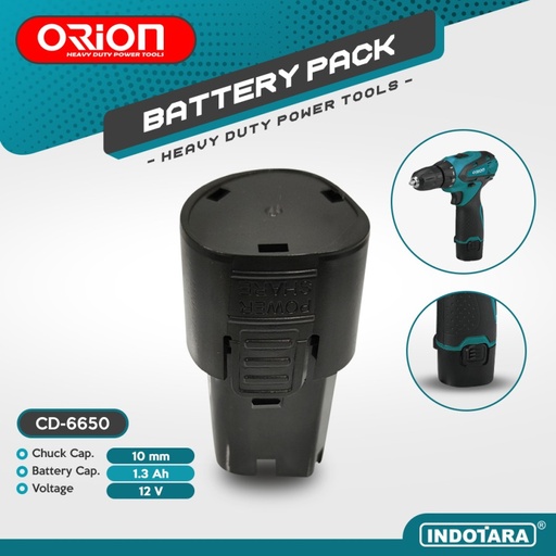 Baterai Bor Tangan - Orion Cordless Drill CD-6650
