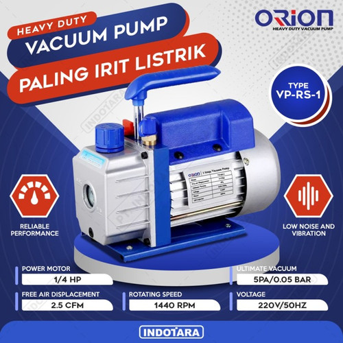 [EZM.1011736] Vacuum Pump AC Mesin Pompa Vacuum AC 1/4 hp Orion VP-RS-1