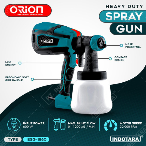 [EZM.1011737] Electric Spray Gun Orion ESG-1860 Spray Painter 600W