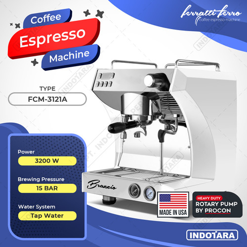 [EZM.1011750] Mesin Kopi Espresso / Espresso Machine Ferratti Ferro FCM-3121A