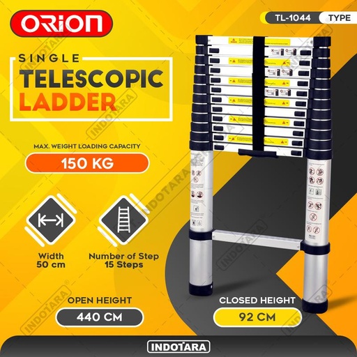 [EZM.1011763] Tangga Lipat Teleskopik 4.4M - Orion Telescopic Ladder TL-1044