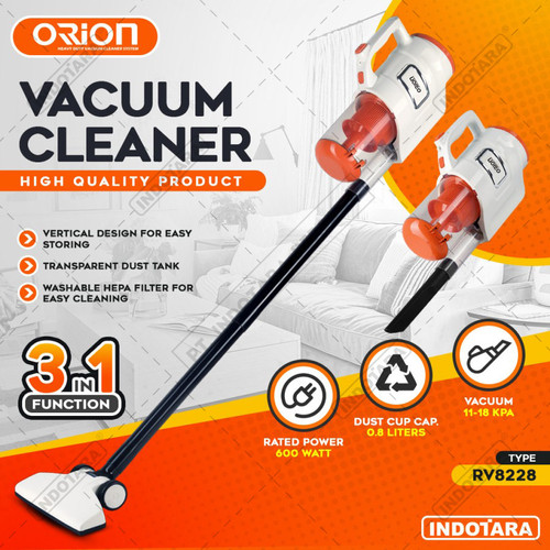 [EZM.1011775] Vacuum Cleaner / Alat Penyedot Debu Orion - RV8228 White