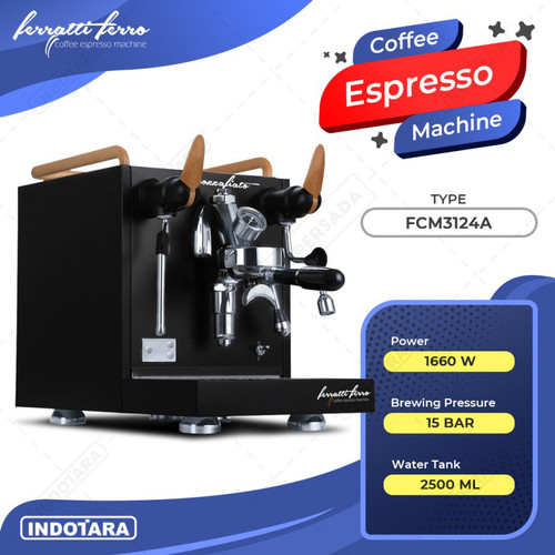 [EZM.1011791] Mesin Kopi Espresso / Espresso Machine Ferratti Ferro FCM-3124A
