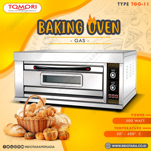 [EZM.1011796] Baking Oven Gas Oven Gas Tomori TGO11