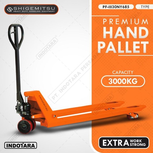 [EZM.1011813] Premium Hand Pallet 3 Ton Shigemitsu PF-III30NY685