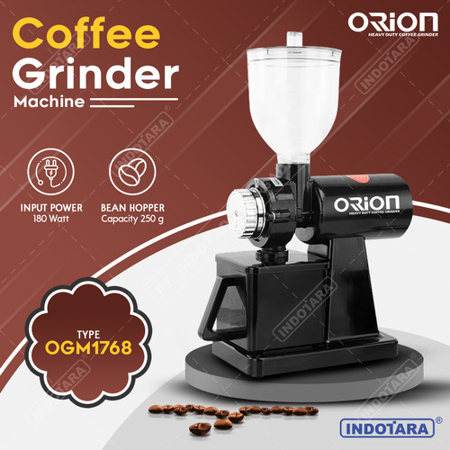 [EZM.1012403] Alat Penggiling Biji Kopi Coffee Grinder Orion OGM-1768