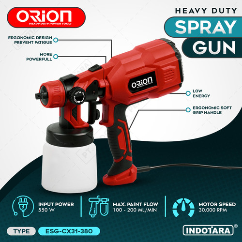 [EZM.1011817] Alat Semprotan Cat Spray Gun Air Dust Orion ESG-CX31-380