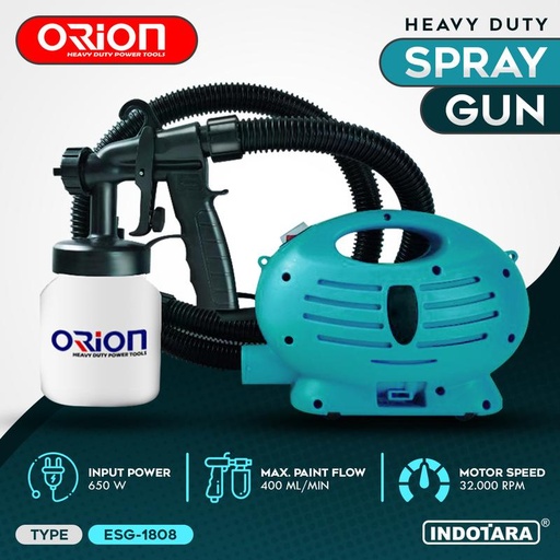 [EZM.1011818] Alat Semprotan Cat Spray Gun Air Dust Orion ESG-1808