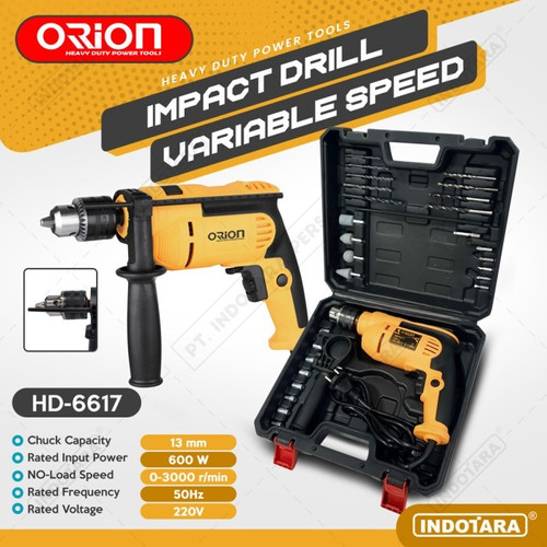 [EZM.1011821] Mesin Bor Listrik Impact Drill Listrik Orion HD-6617