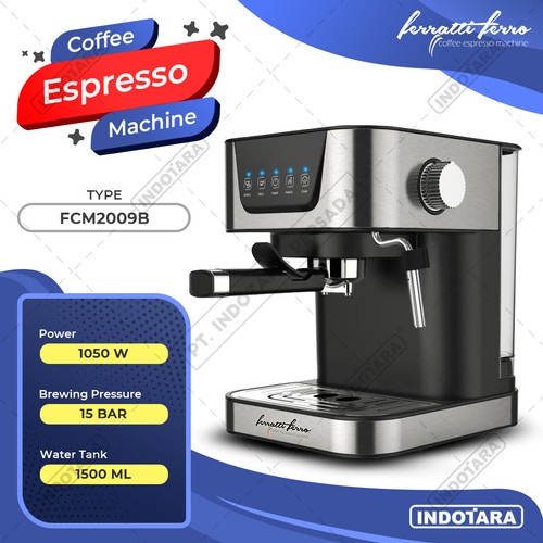 [EZM.1011838] Mesin Kopi Espresso / Espresso Machine Ferratti Ferro FCM-2009B