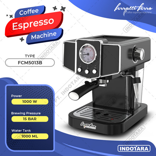 [EZM.1011840] Mesin Kopi Espresso / Espresso Machine Ferratti Ferro FCM-5013B