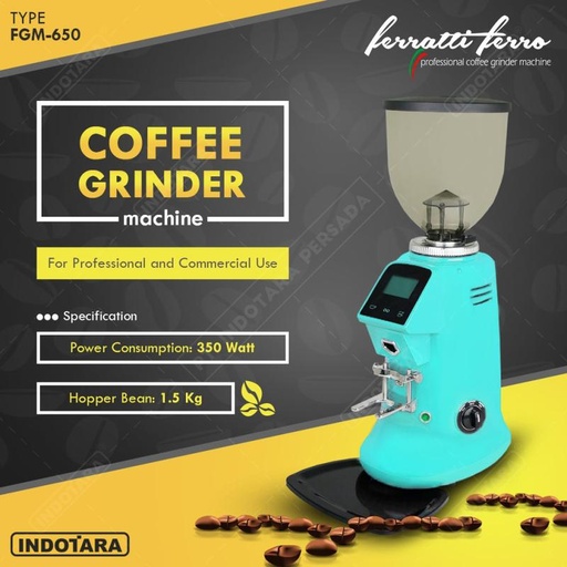 [EZM.1011843] Coffee Grinder Machine / Alat Penggiling Kopi Ferratti Ferro FGM-650