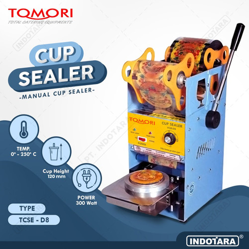 [EZM.1011858] Mesin Cup Sealer / Mesin Press Gelas Plastik Tomori - TCSE-D8