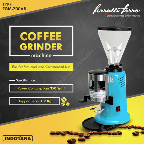 [EZM.1011861] Coffee Grinder Machine / Alat Penggiling Kopi Ferratti Ferro FGM-700AB