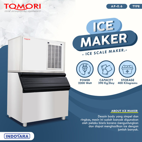 [EZM.1011883] Mesin Pembuat Es Scale / Es Flake TOMORI ICE SCALE AP-0.6