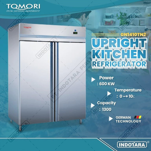 [EZM.1011887] Kulkas Stainless Steel - Upright Kitchen Refrigerator - GX - GN1410TN2