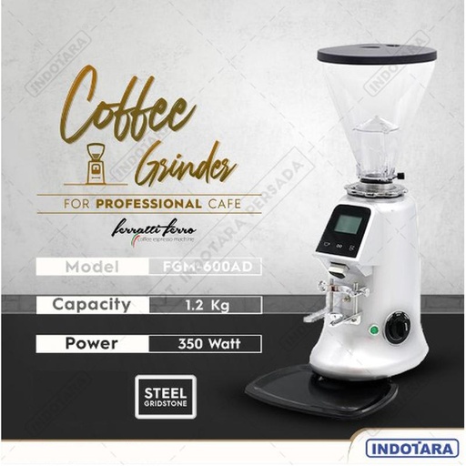 [EZM.1011891] Coffee Grinder Machine / Alat Penggiling Kopi Ferratti Ferro FGM-600AD