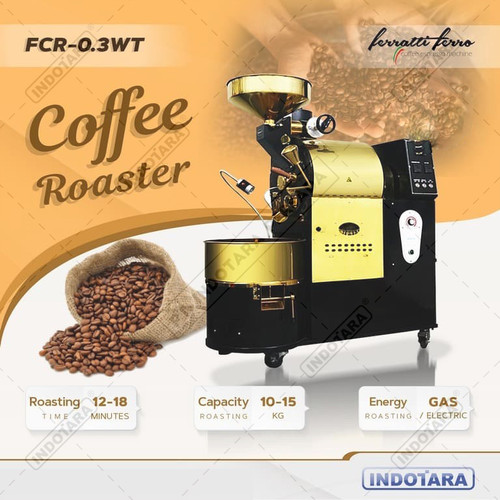 [EZM.1011900] Coffee Roaster / Mesin Sangrai Kopi Ferratti Ferro FCR03WT