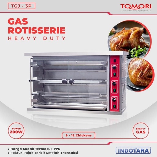 [EZM.1011903] Gas Rotisserie Tomori - TGJ-3P
