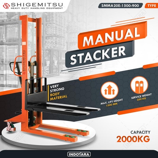[EZM.1011907] Shigemitsu Manual Stacker SMMA20E