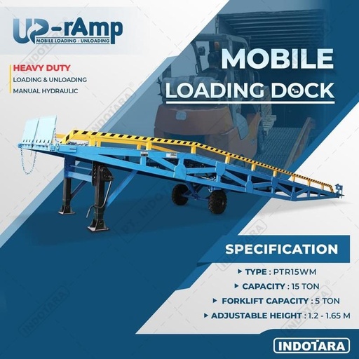 [EZM.1011920] Upramp Mobile Loading & Unloading dock - PTR15WM