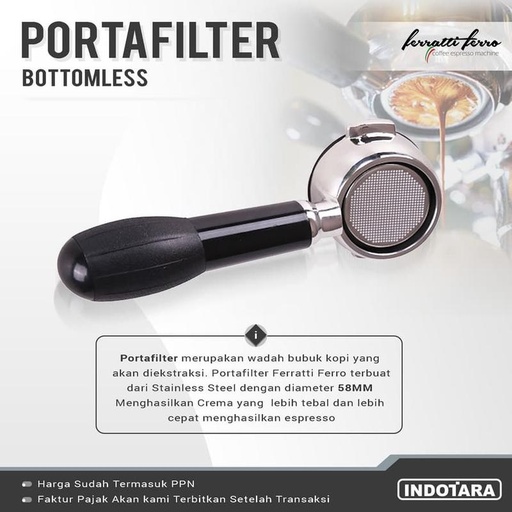 [EZM.1011924] Portafilter Bottomless - Ferratti Ferro