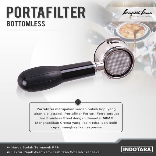 [EZM.1011924] Portafilter Bottomless - Ferratti Ferro