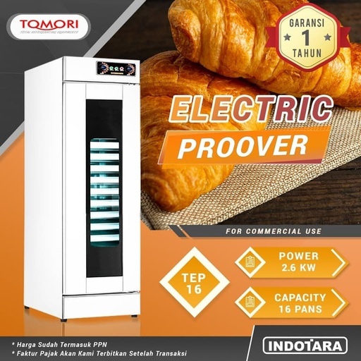 [EZM.1011933] Tomori Electric Proover / Alat Pengembang Adonan TEP-16